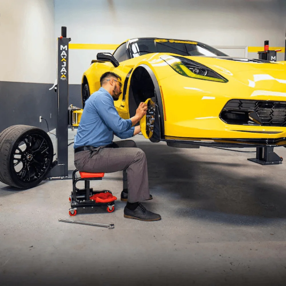 110V Portable Two-Post Garage Lift thumbnail 2