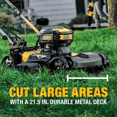 21.5 in. 20-V Li-Ion Cordless Battery Walk Behind Self Propelled Mower w/Hedge,Bare Trimmer,Blower,Cleaner,Pole/Hand Saw thumbnail 4