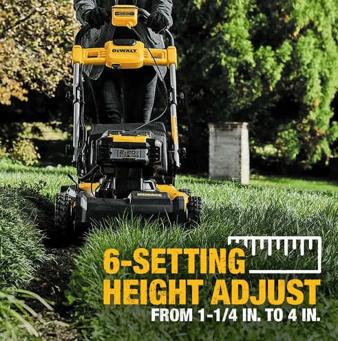 21.5 in. 20-V Li-Ion Cordless Battery Walk Behind Self Propelled Mower w/Hedge,Bare Trimmer,Blower,Cleaner,Pole/Hand Saw thumbnail 5