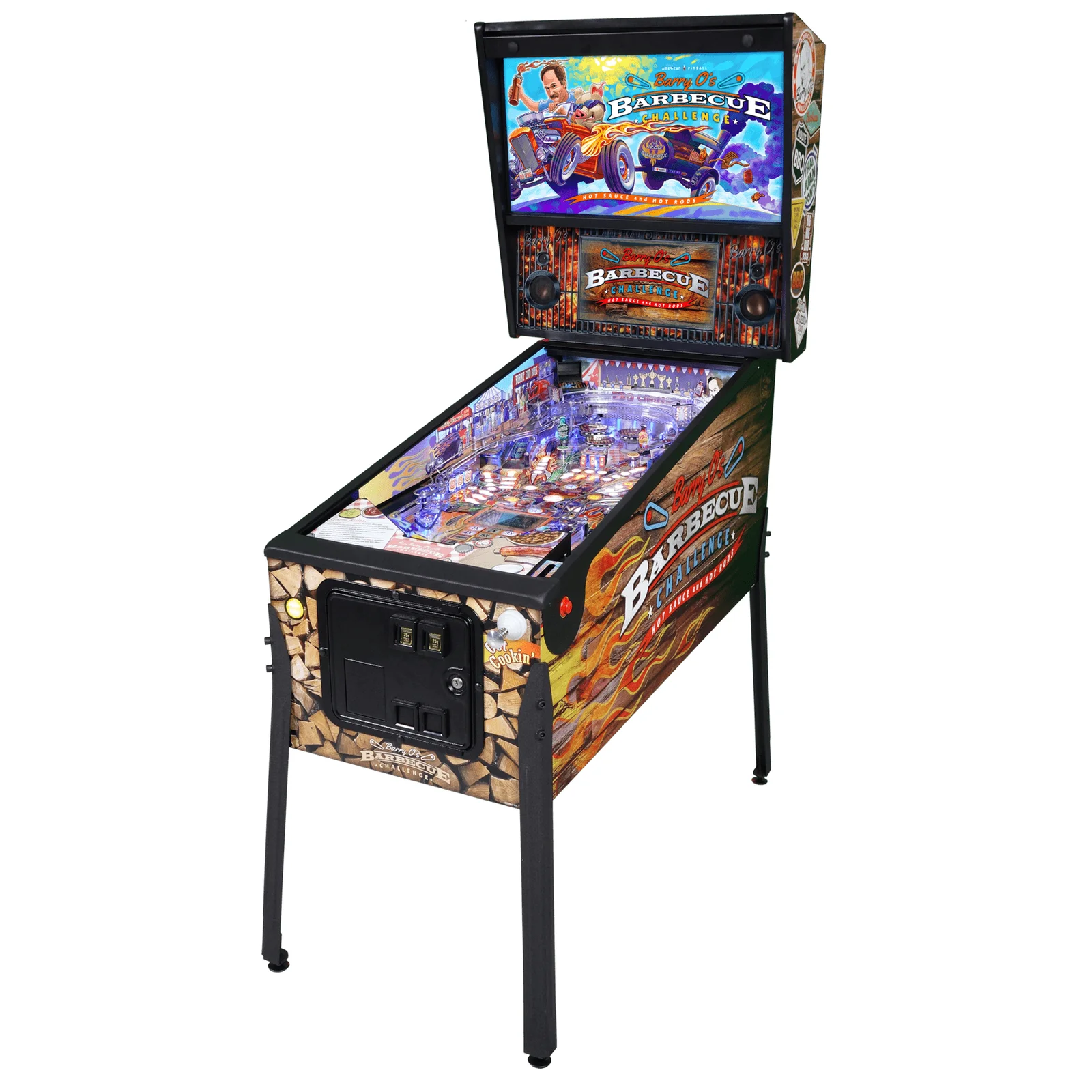 American Pinball Barry O’s BBQ Challenge Classic Pinball Machine thumbnail 2