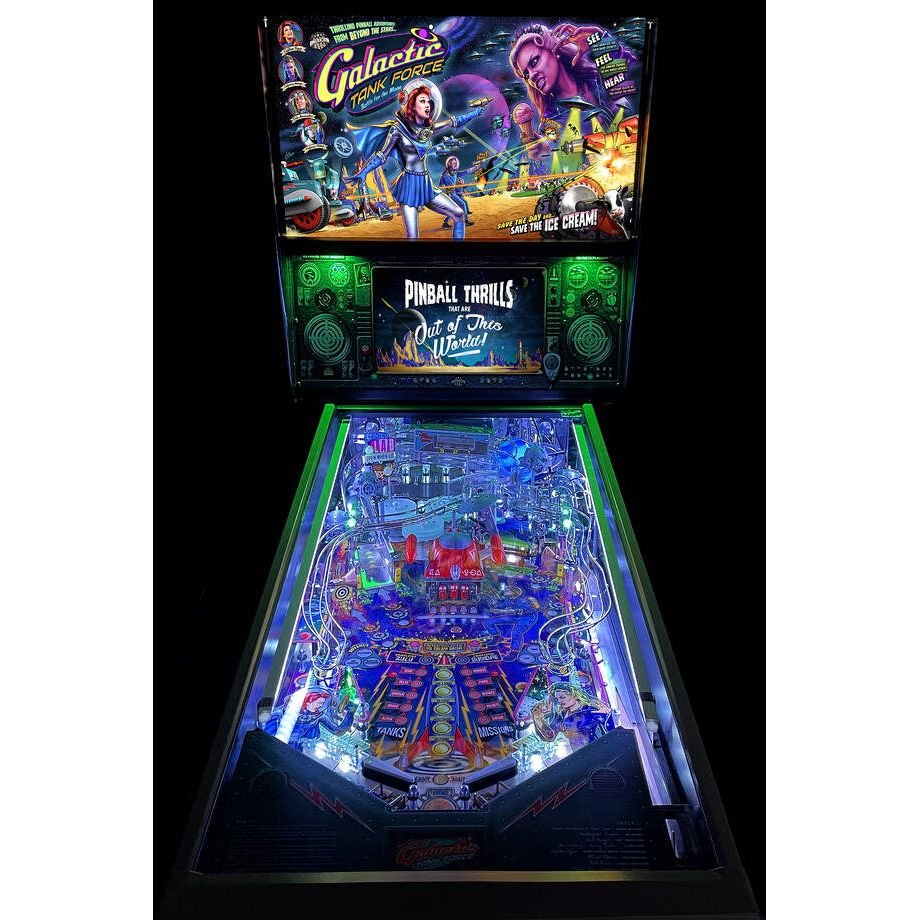 American Pinball Galactic Tank Force Deluxe Pinball Machine thumbnail 5