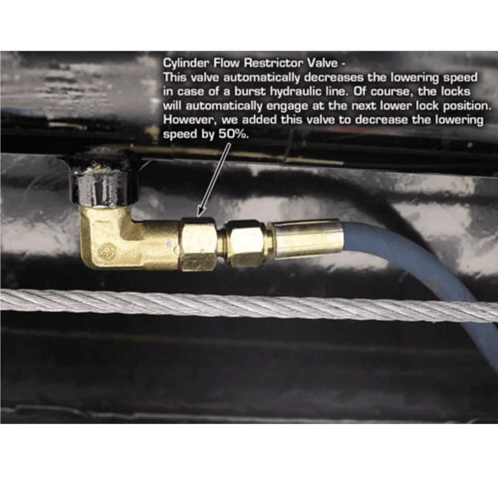 Atlas Automotive Equipment Atlas Equipment Garage PRO8000EXT Extra Tall Portable Hobbyist 8 000 Lb. Capacity 4-Post Lift thumbnail 6