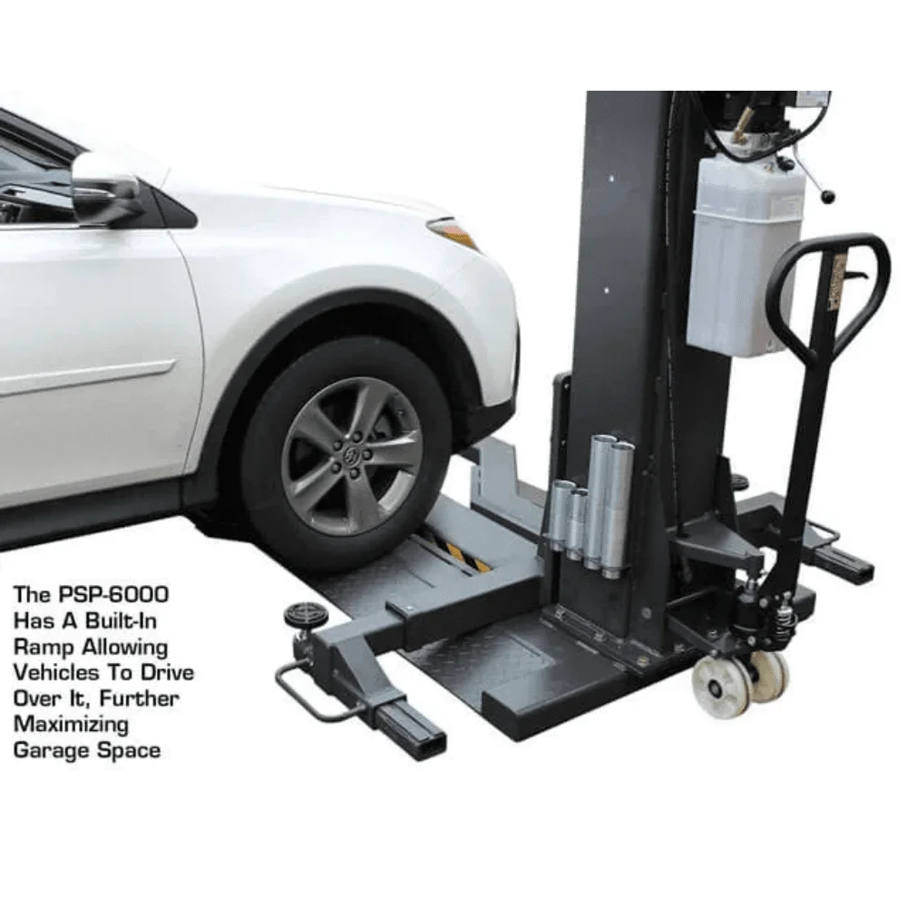 Atlas Single-Post Lift 6000 Lb – Capacity Portable – ATEXH-PSP-6000-FPD thumbnail 2