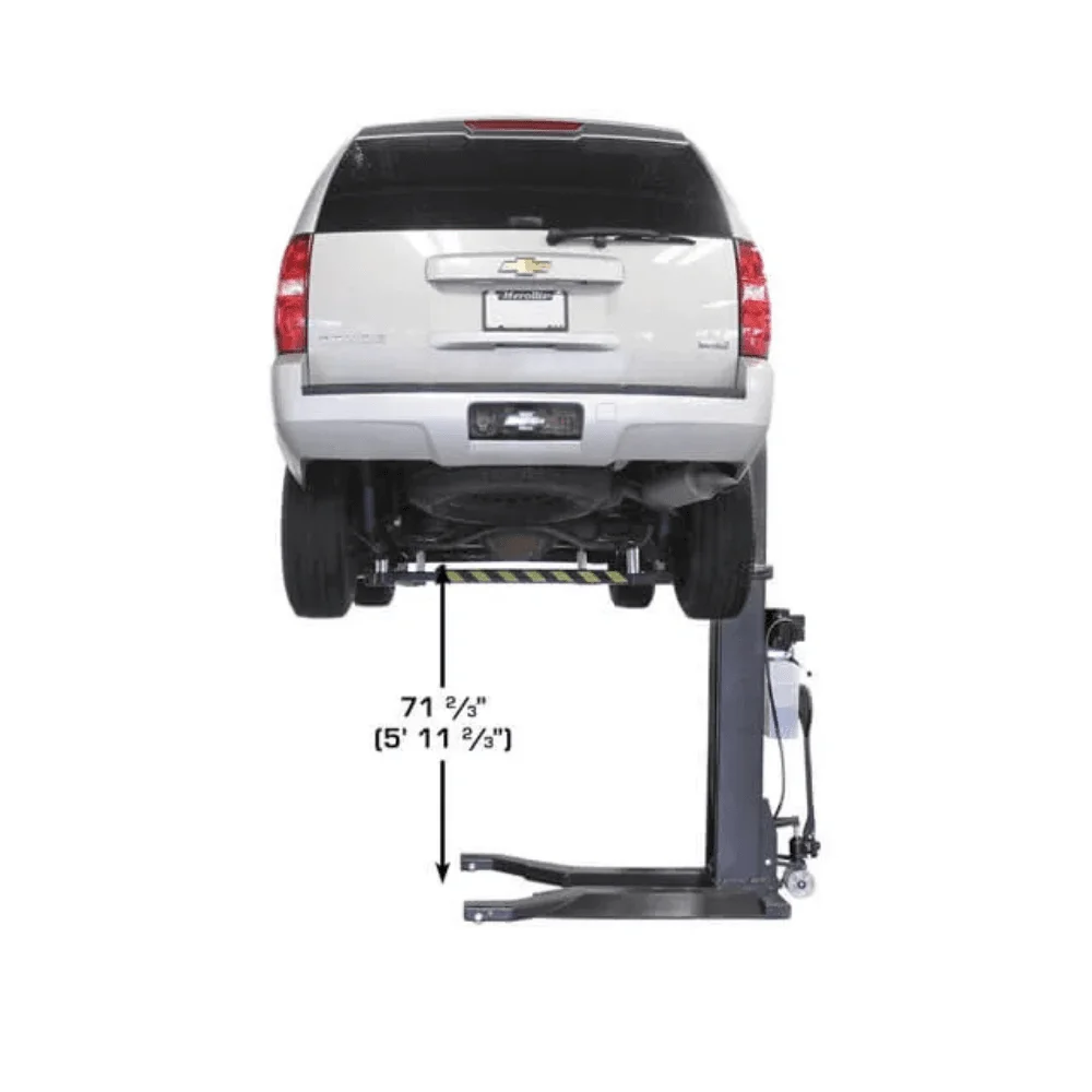 Atlas Single-Post Lift 6000 Lb – Capacity Portable – ATEXH-PSP-6000-FPD thumbnail 3