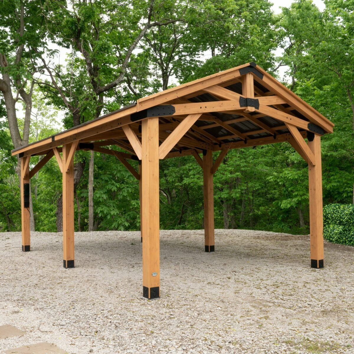 Backyard Discovery 20′ x 12′ Norwood Carport Gazebo thumbnail 3