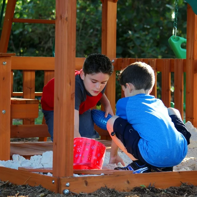Backyard Discovery Skyfort II Swing Set thumbnail 4