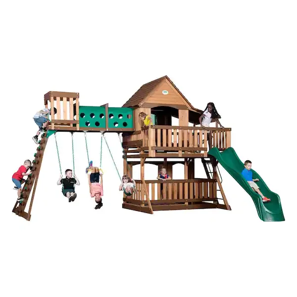 Backyard Discovery Woodridge Elite Swing Set thumbnail 2