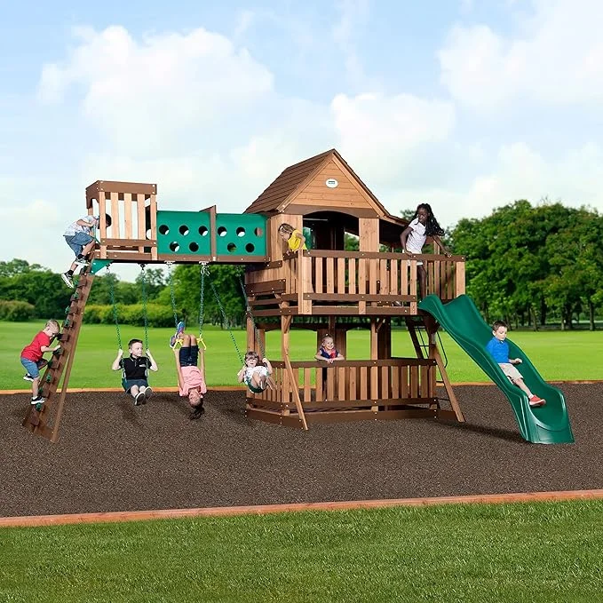 Backyard Discovery Woodridge Elite Swing Set thumbnail 3
