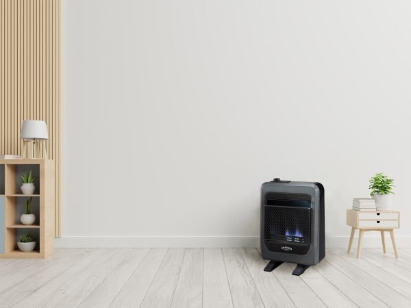 Bluegrass Living Natural Gas Vent Free Blue Flame Gas Space Heater With Base Feet – 10,000 BTU, T-Stat Control – Model# B10TNB-B thumbnail 6