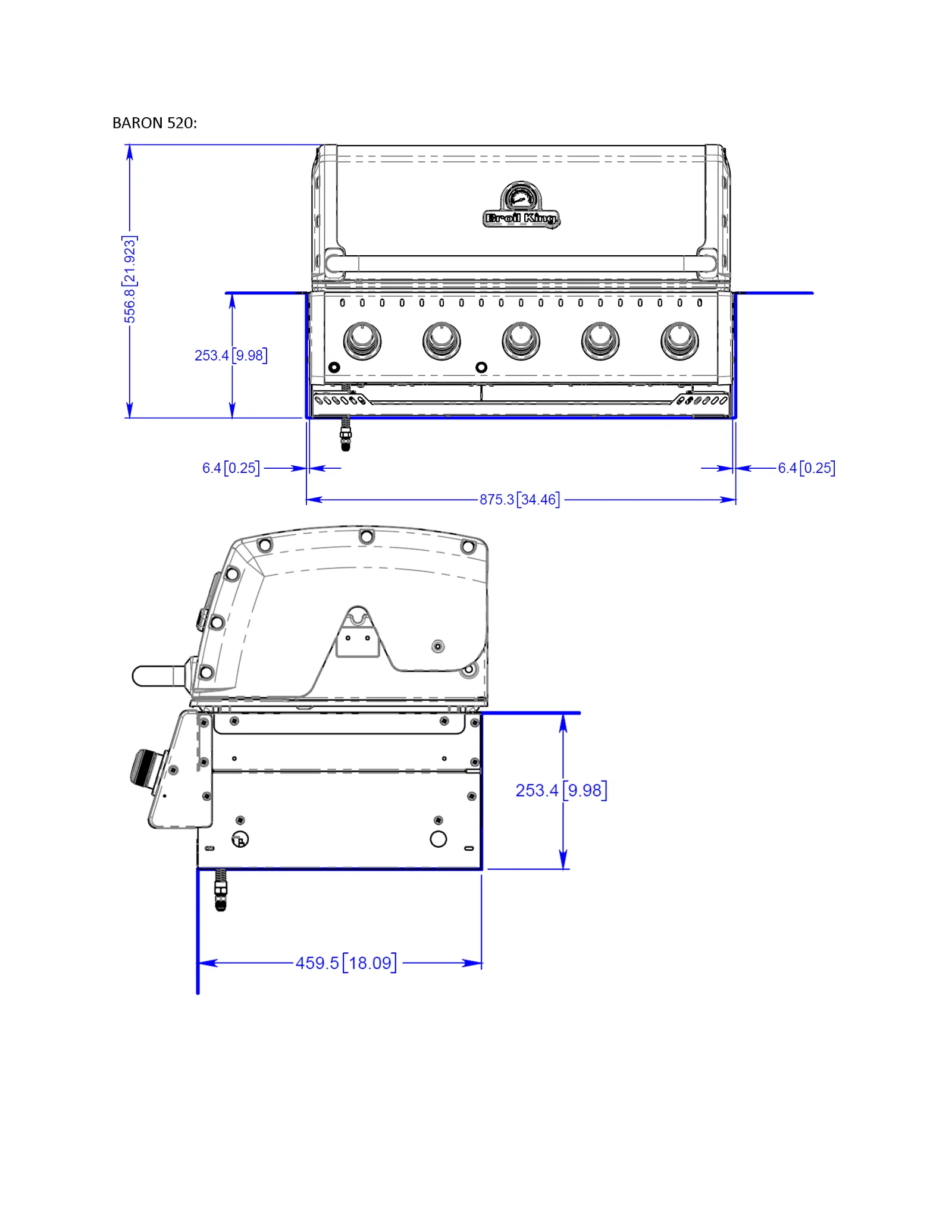 Broil King Baron 520 Built-In thumbnail 6