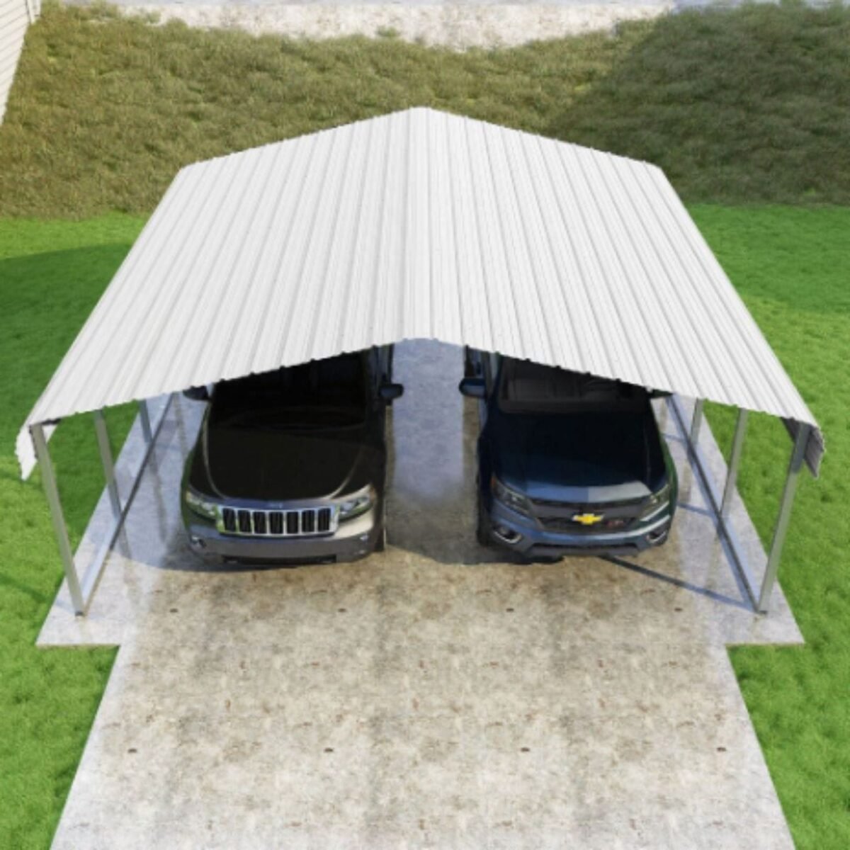 Classic Carport 20’W x 20’L x 7’H thumbnail 2