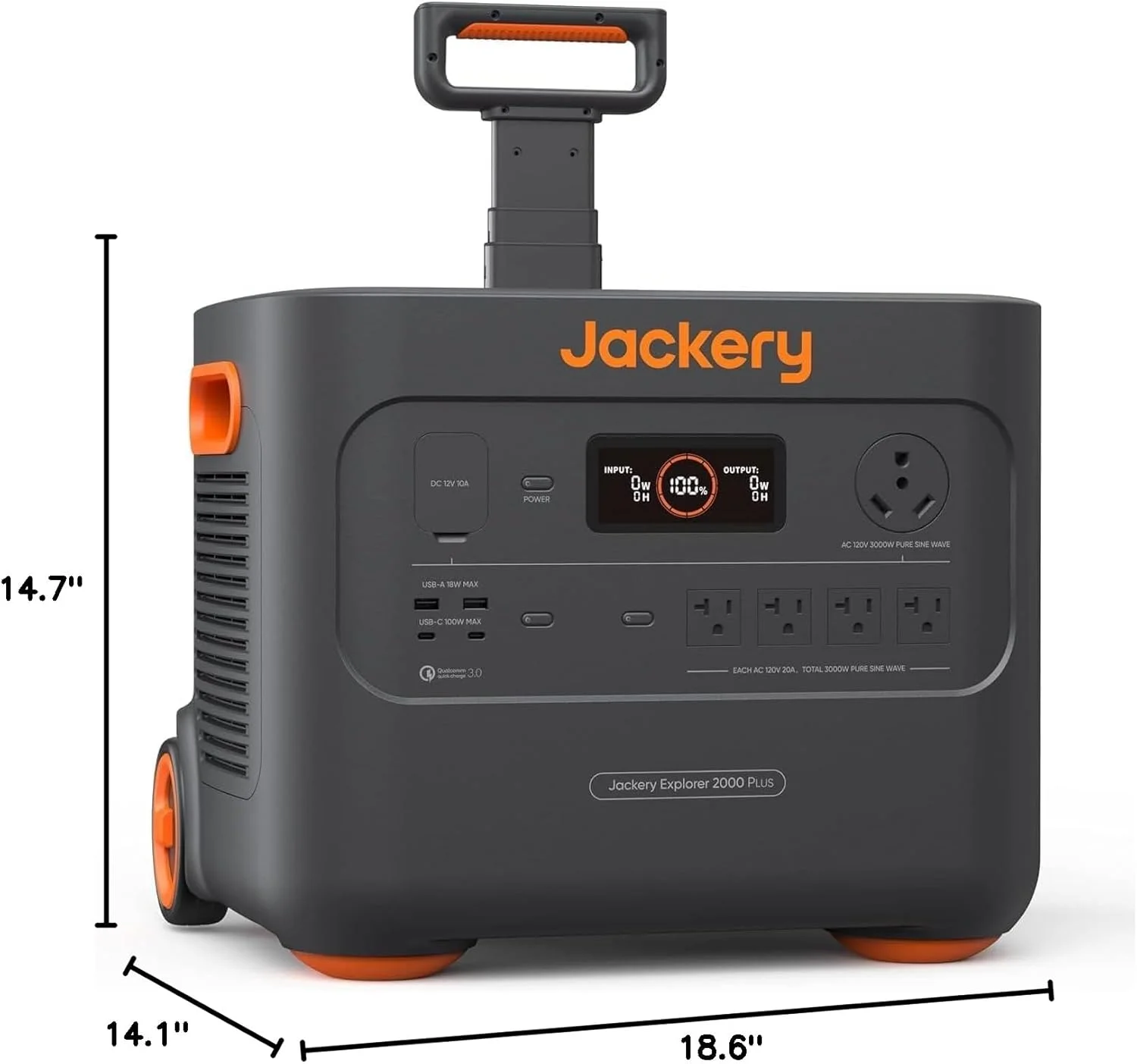 Jackery Solar Generator 2000 Plus 2042Wh LiFePO4 Portable Power Station thumbnail 2