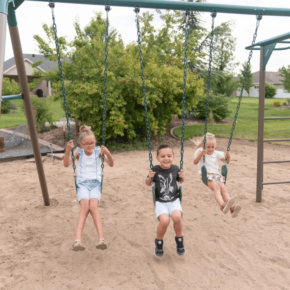 Lifetime Powder Coated Steel Swing Set with 4 Swing(s) , 1 Slide(s) thumbnail 5