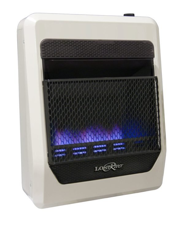Lost River Dual Fuel Reconditioned Ventless Blue Flame Gas Space Heater – 20,000 BTU, T-Stat Control – Model# PCIT20BF-R thumbnail 2