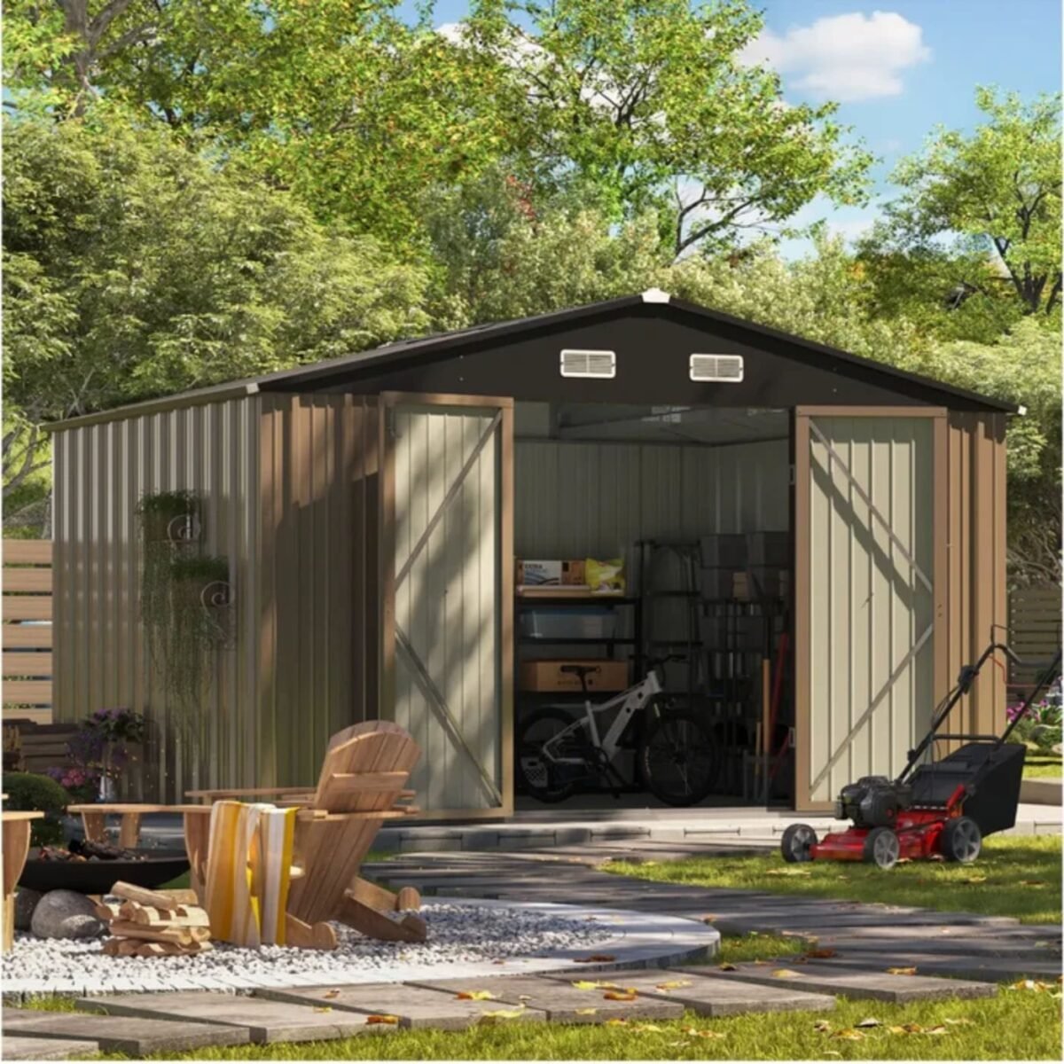 Patiowell 10×8 Shed with Windows thumbnail 2