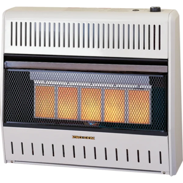 ProCom Reconditioned Dual Fuel Ventless Infrared Heater – 30,000 BTU, T-Stat Control – Model# MD5TPA-R thumbnail 2
