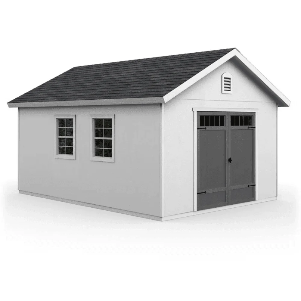 Scarsdale 12 ft. W x 16 ft. D Wood Storage Shed thumbnail 2