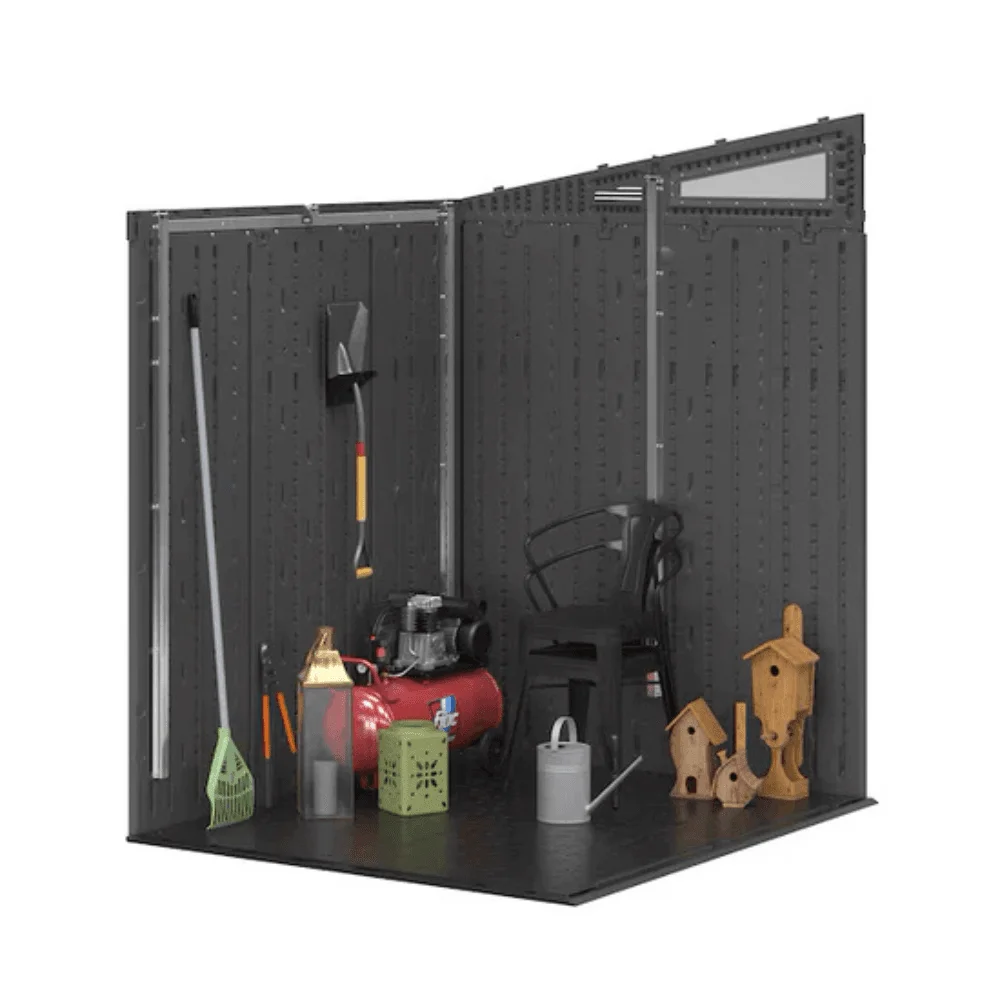 Suncast 6-ft x 5-ft Resin Shed Lean-to Resin Storage Shed (Floor Included) thumbnail 5