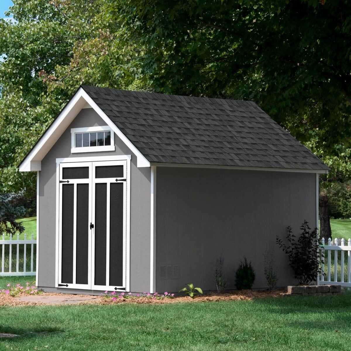 Tribeca 10 ft. W x 12 ft. D Wood Storage Shed With Floor thumbnail 2