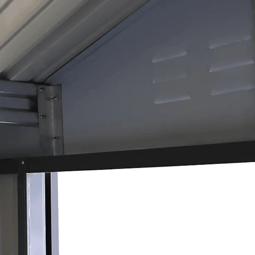 Veikous 8 ft. x 12 ft. Outdoor Storage Shed with Lockable Door and Vents thumbnail 2