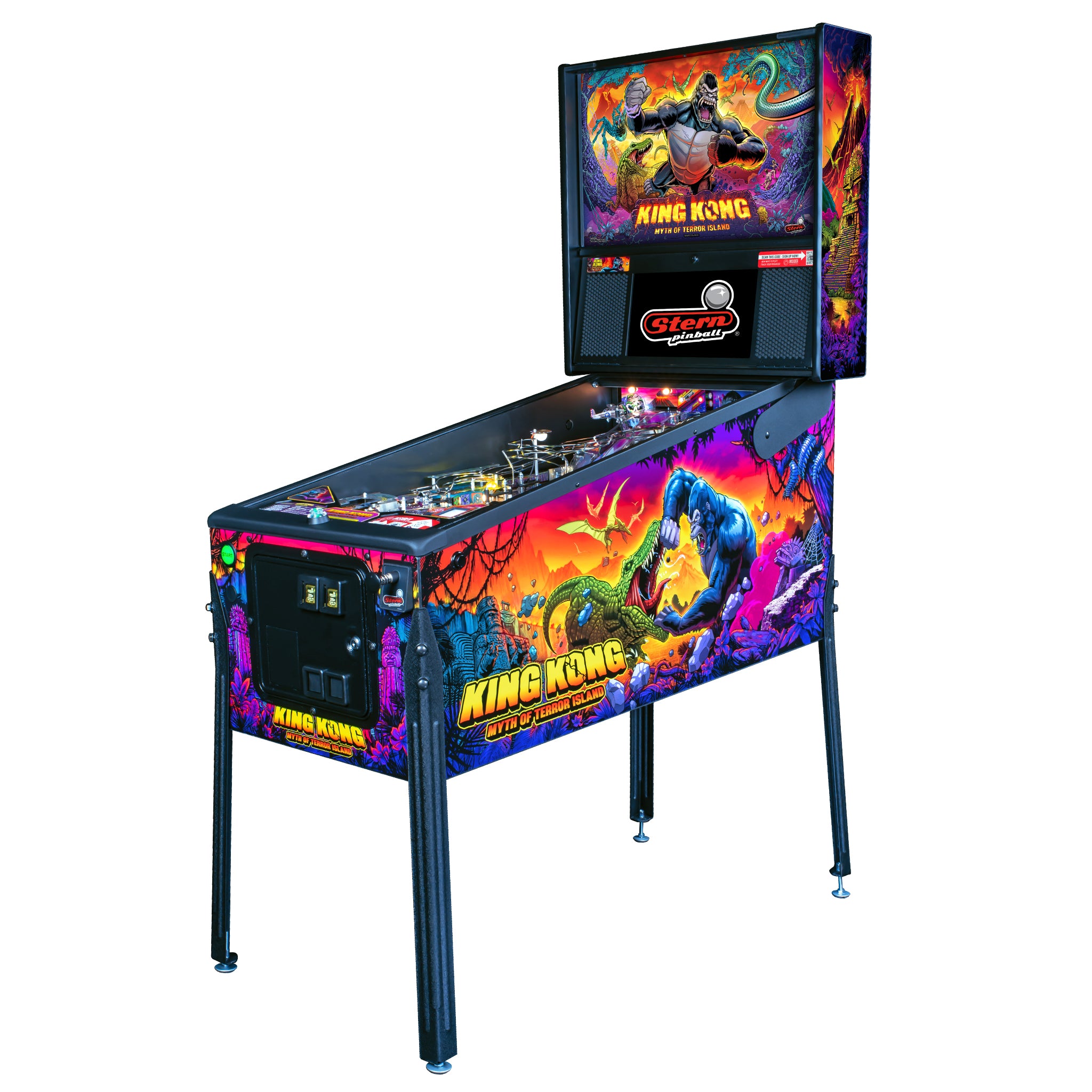 Stern Pinball King Kong: Myth of Terror Island Pro Pinball Machine