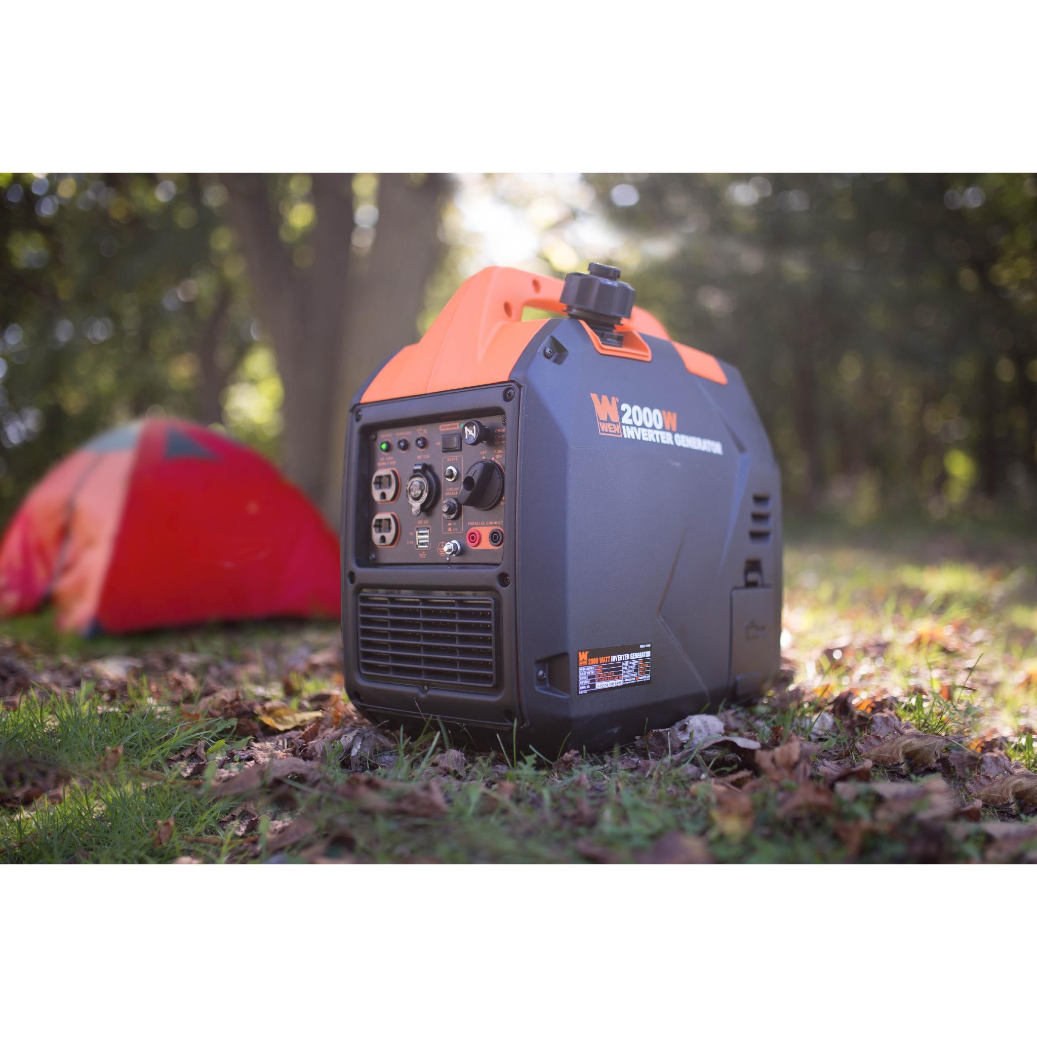 WEN 56203i Super Quiet 2000-Watt Portable Inverter Generator with Fuel Shut-Off thumbnail 5