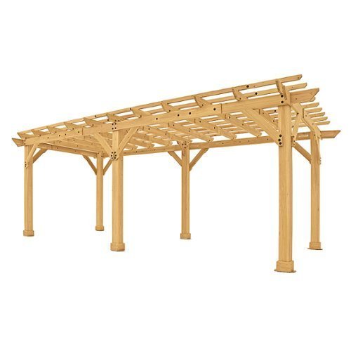 Yardistry 10 x 22 Meridian Pergola thumbnail 2
