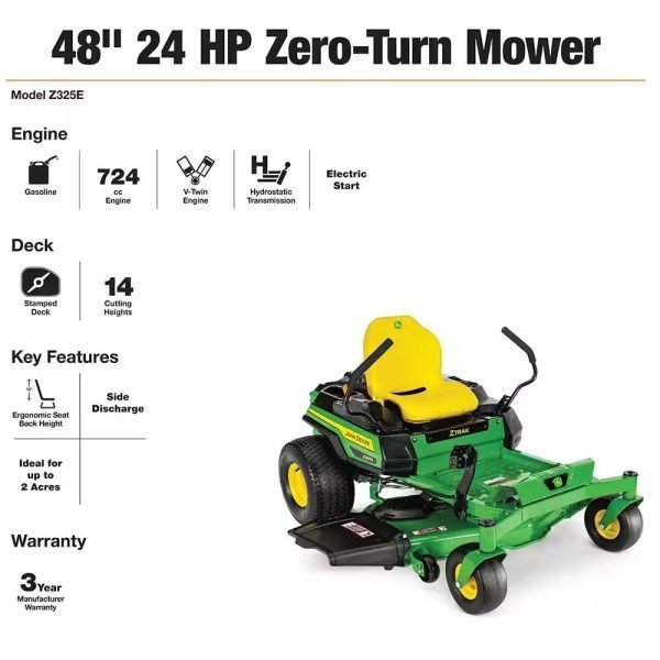 Z315E 42 in. 20 HP GAS Dual Hydrostatic Zero-Turn Riding Mower BG21296 thumbnail 2